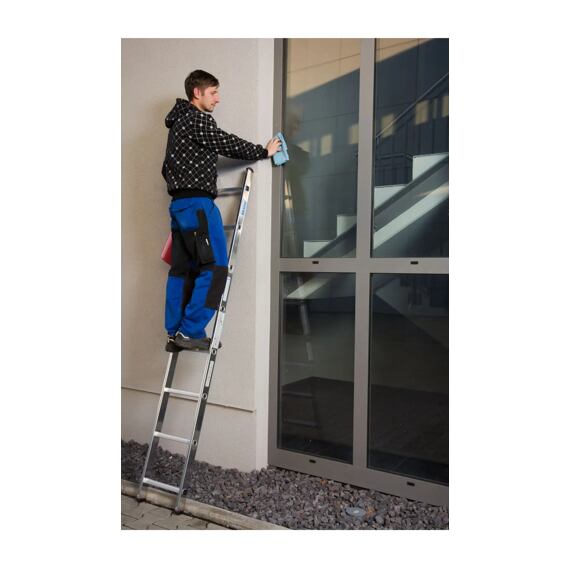 KRAUSE žebřík jednodílný 1*8, 225cm 10.66-1-08-KR