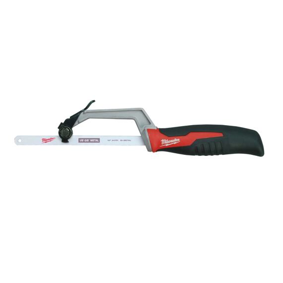 MILWAUKEE 4932400041 kompaktní pilka na kov, nastavitelná délka listů, výměna bez nástrojů