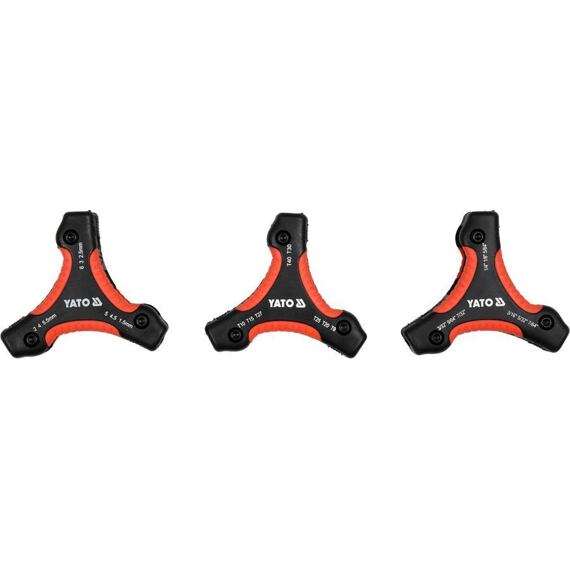 YATO YT-05644 sada imbusů metrické + inch, sada torx, 26-dílů