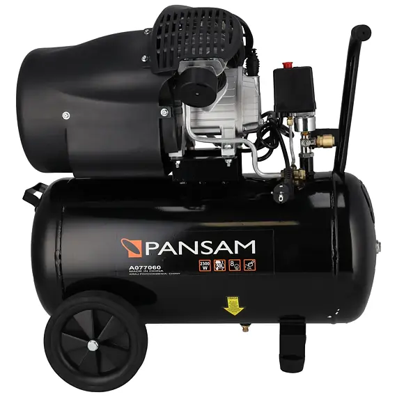 PANSAM kompresor 2-válcový, 8bar, 400 l/min, 2,3kW, 50l A077060