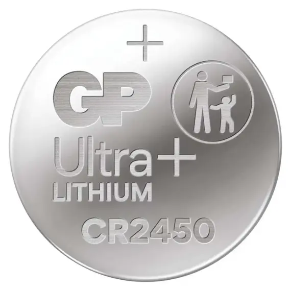GP knoflíková baterie LITHIUM Ultra plus CR2450, B1585