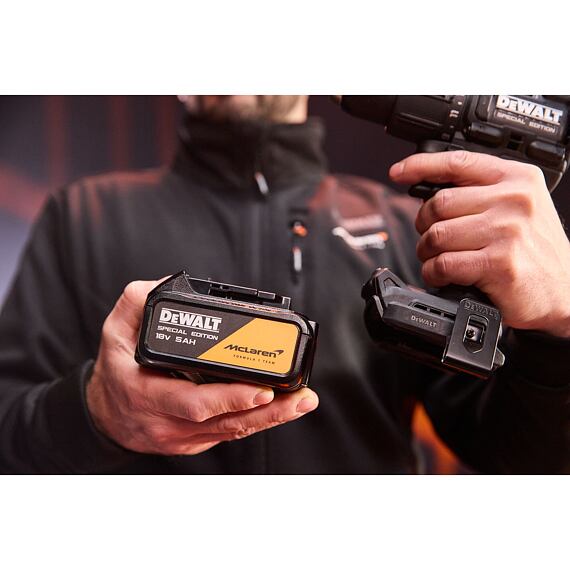 DeWalt DCK3222MP2T aku set DCD86M+DCF86M+DCF99M, 18V/2*5Ah, TSTAK, edice McLaren