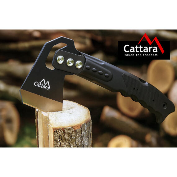 CATTARA sekera kempingová s pilkou SAW 4v1, 36cm, 13267