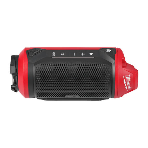MILWAUKEE M12 SPEJSG2-0 aku reproduktor 12V, Bluetooth 5.3 dosah až 60m, bez baterie