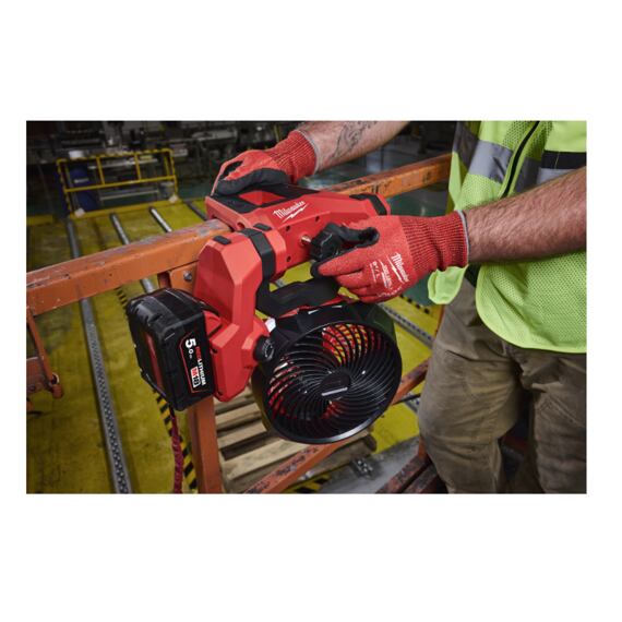 MILWAUKEE M18 LAF-0 aku ventilátor 18V, bezuhlíkový motor, regulace otáček, bez baterie
