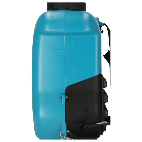DEDRA aku zádový postřikovač 18V, nádoba 16l, 1,45l/min., tryska 55-100cm, bez baterie, DED6981