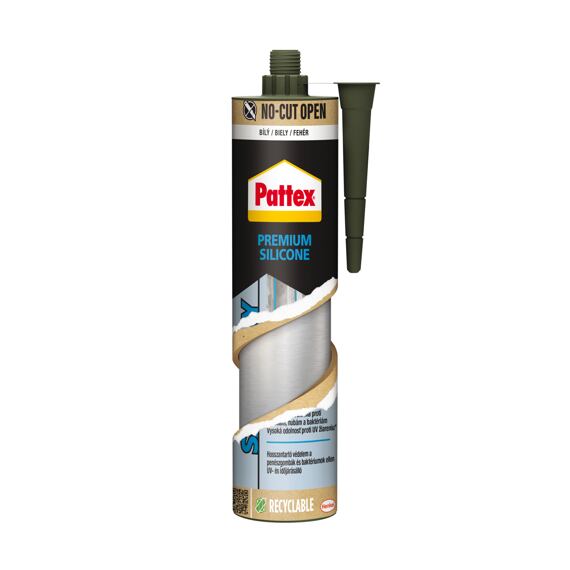 PATTEX sanitární silikon PREMIUM transparentní 280ml 17306p, 3037942