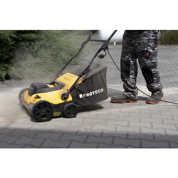 PROTECO vertikutátor 230V, 1600W, PREMIUM 4v1, záběr 380mm, koš 50l, 51.06-VE-380-PR
