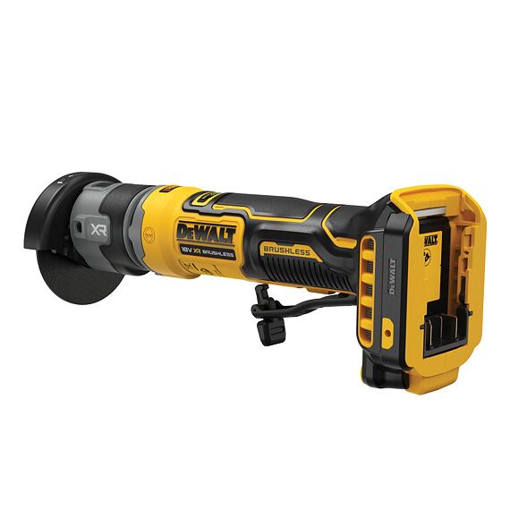 DeWalt DCG430N aku přímá řezačka 18V XR, pro kotouče 76mm, bezuhlíkový motor, bez baterie