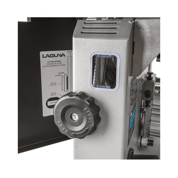 LAGUNA V10 pásová stolní pila 750W, řez do 146mm, pás 1784 mm, litinová kola