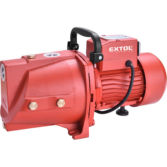 EXTOL PREMIUM čerpadlo zahradní proudové 750W, na čistou vodu, výtlak 44m, sání 9m, Ms kolo, 8895080