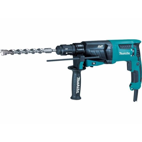 MAKITA HR2631FT kombinované kladivo SDS+ s AVT, 800W, 2,4J, výmenné skľučovadlo