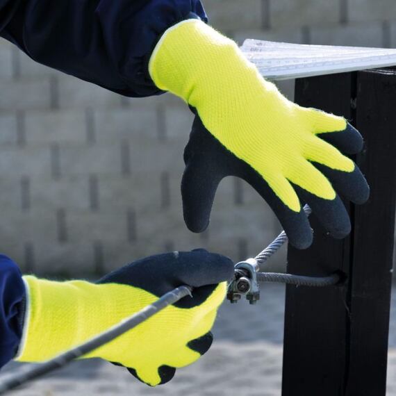 ČERVA rukavice PALAWAN pracovní vel.10 nylon úplet, žluté