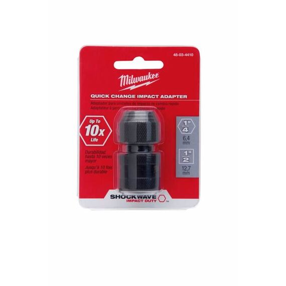 MILWAUKEE 48034410 ShockWave adaptér 1/2" - 1/4" pro rázové utahováky