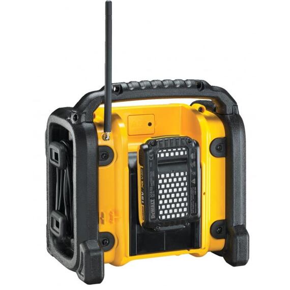 DeWalt DCR019 stavebné aku rádio napájané XR batériou alebo 230V