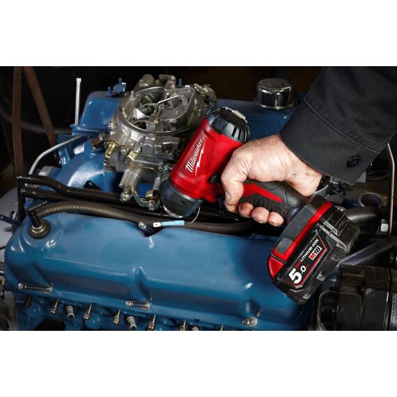 MILWAUKEE M18 BHG-0 aku horkovzdušná pistole 18V bez baterie, max.470°C, 170 l/min