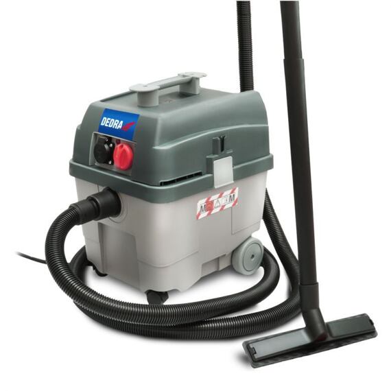 DEDRA vysavač průmyslový 1400W, 27l, automatické čištění filtru DED6604
