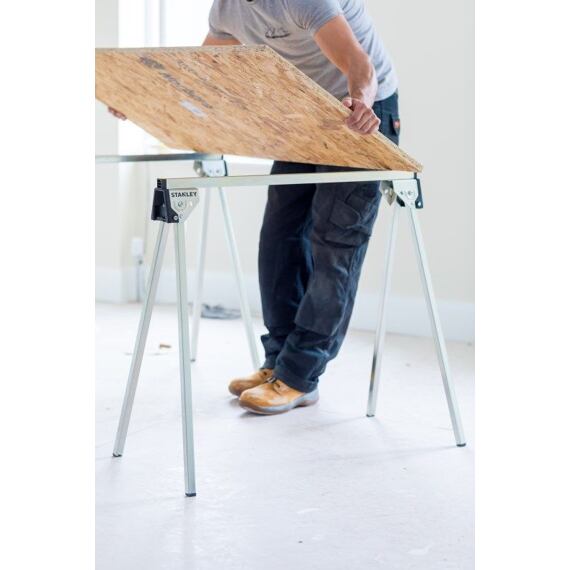 STANLEY STST81337-1 kovový podstavec - koza na rezanie ESSENTIAL, nosnosť 340kg, pár