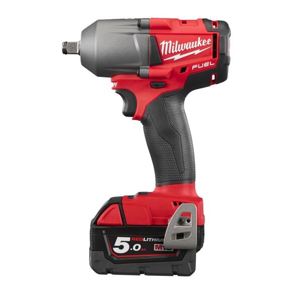 MILWAUKEE M18 FMTIWF12-502X + M18 CAG125X-0 aku rázový utahovák + aku úhlová bruska 18V, 2*5Ah