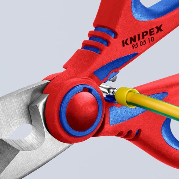 KNIPEX nůžky pro elektrikáře, lisování dutinek do průmeru 6mm, 56HRC, 950510SB