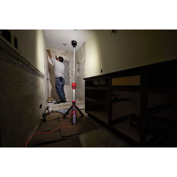 MILWAUKEE M12 SAL-0 LED stojanová aku lampa, 1400/700lm, bez batérie