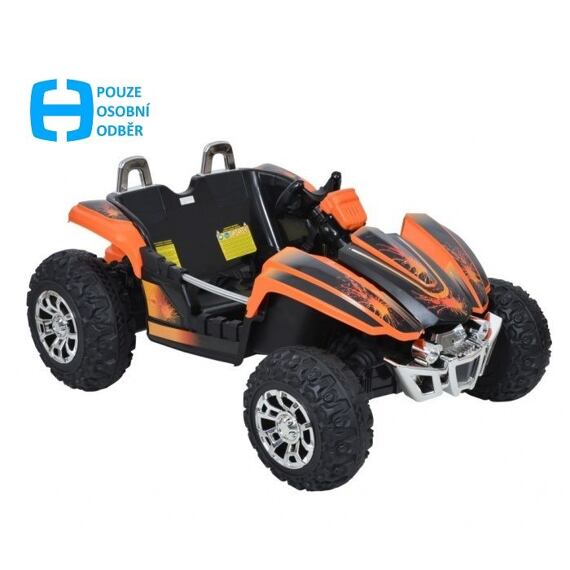 HECHT aku autíčko BUGYNA 12V, 10Ah, 2*35W, rychlost 3-6km/h, zatížení 40kg 56058