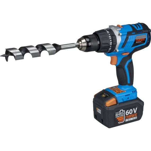 NAREX ASP 600-2B aku příklepová vrtačka 60V, 130 Nm, 0-550/2000 ot./min., bez baterie