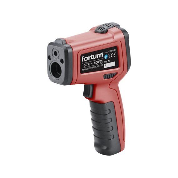 FORTUM teplomer bezkontaktný so sondou, -50 °C až 800 °C 4780401