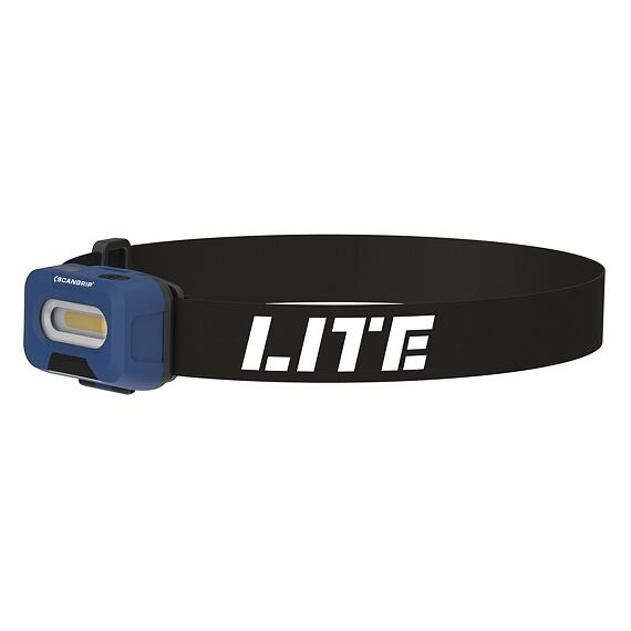 SCANGRIP HEAD LITE A čelovka s plynulým stmíváním, se senzorem, 3*AAA baterie, 14-150lm, bez baterií