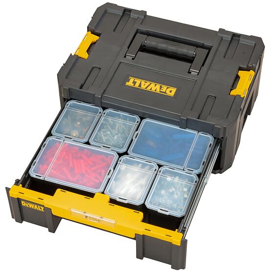 DeWalt DWST1-70705 kufrík TSTAK III s veľkou zásuvkou a organizérom na príslušenstvo
