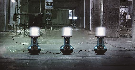 MAKITA DEADML810 aku LED lampa priestorová 14,4+18V, 5500/3000/1500lm, 180°+360°, IP54, bez aku