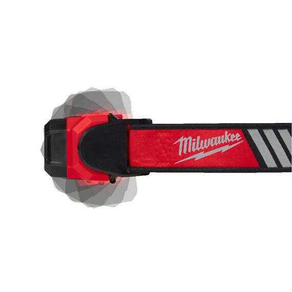 MILWAUKEE L4 HL-VIS-301 čelovka 4V/3Ah, "Handsfree" 600lm, IP53, 5 režimů svícení