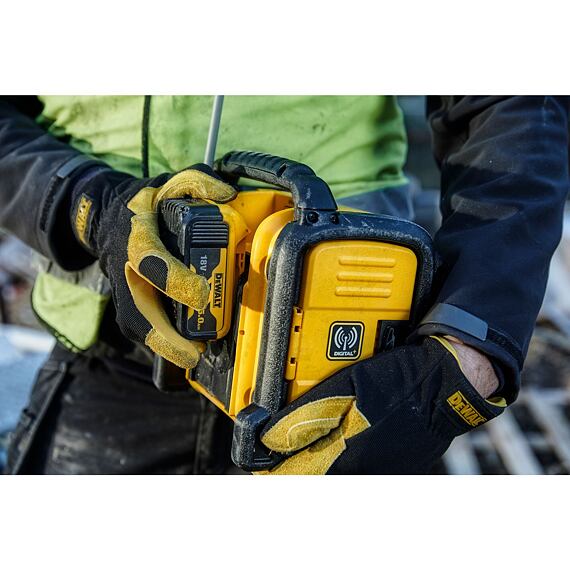 DeWalt DCR020 aku rádio 10,8/14,4/18V + 230V, tuner DAB+/FM
