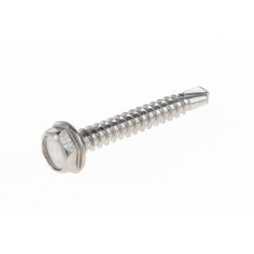 šroub TEX 4,8*25mm šestihranná hlava NEREZ A2 DIN 7504K