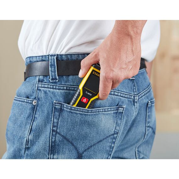 STANLEY STHT1-77409 laserový diaľkomer TLM50, rozsah 0,15 - 15m, batérie 2*AAA