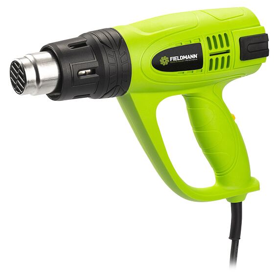 FIELDMANN FDHP 202000-E horkovzdušná pistole 2000W, 350°C/600°C, + 4* nástavec + škrabka