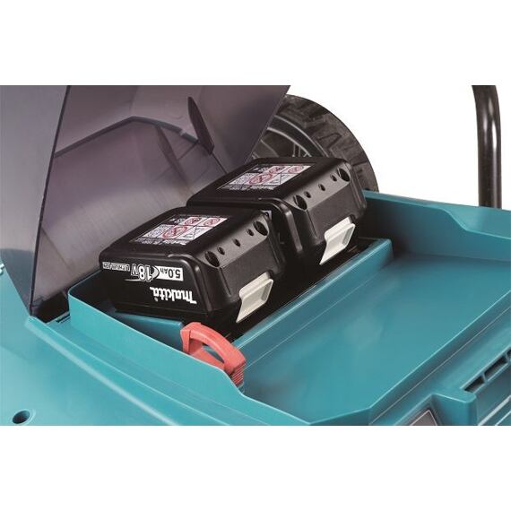 MAKITA DLM538Z aku kosačka 2*18V, 530mm, kolieska 180/230mm guľôčkové ložiská, Li-ion LXT, bez batér