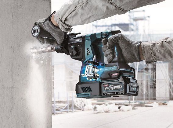 MAKITA HR001GZ03 aku kombinované kladivo SDS+, 40V XGT, 2,8J, AWS, LED, bez baterie
