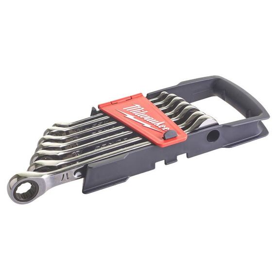 MILWAUKEE 4932464993 súprava 7ks OP račňových kľúčov MAX BITE 8-17mm, konštrukcia 144z