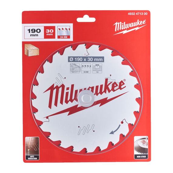 MILWAUKEE 4932471300 pílový kotúč 190*30*1,6mm, 24z