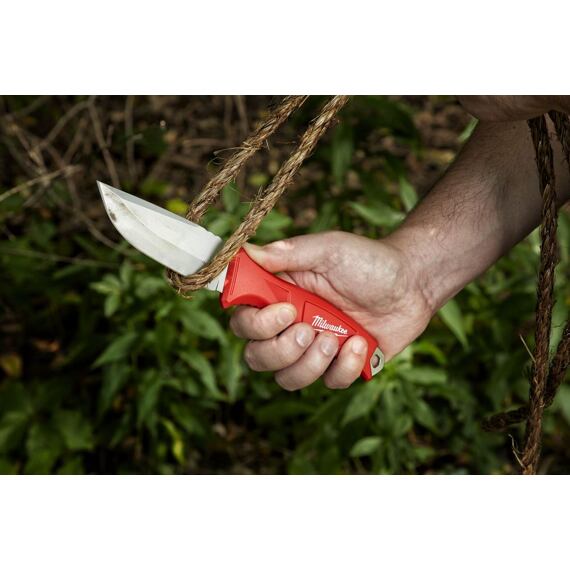 MILWAUKEE 4932464828 nôž s pevnou čepeľou, čepeľ 101mm, puzdro s úchytom na opasok