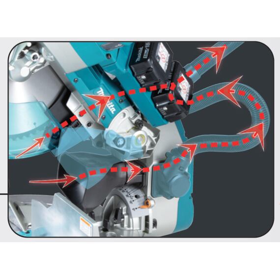MAKITA DLS211ZU aku pokosová píla s AWS 305mm, LXT 2*18V bez batérie