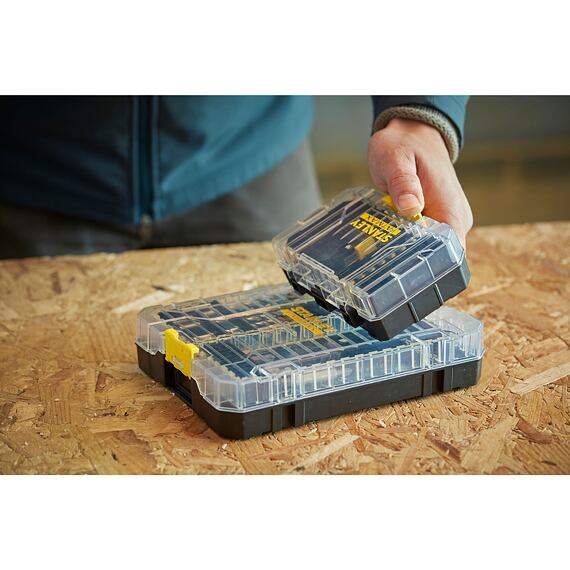 STANLEY STA88561 sada vrtáků 14-dílná, dřevo+kov+beton