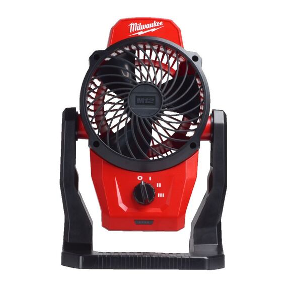 MILWAUKEE M12 AF-0 aku ventilátor 12V, pr.150mm, 3-rýchlostný, otočenie o 360°, bez batérie
