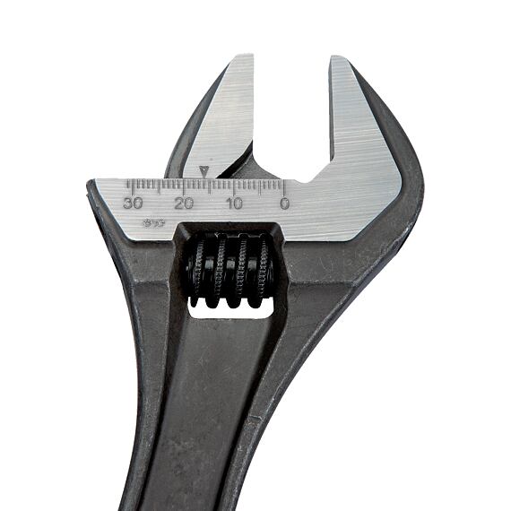 BAHCO 8072 nastaviteľný kľúč 255/31mm, vyhnutá hlava 15°, presne kalené, ISO 6787