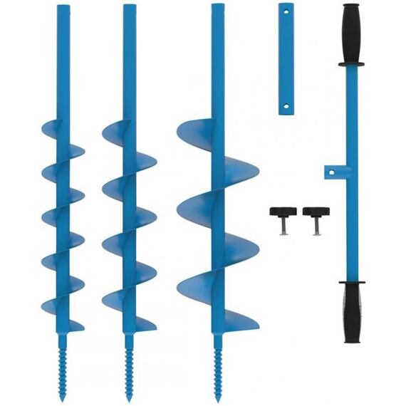 GÜDE zemný vrták ručný 3ks, 80-100-150mm/1030mm 94415