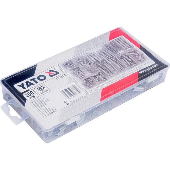 YATO sada tlačných a tažných pružin, 200ks YT-06875