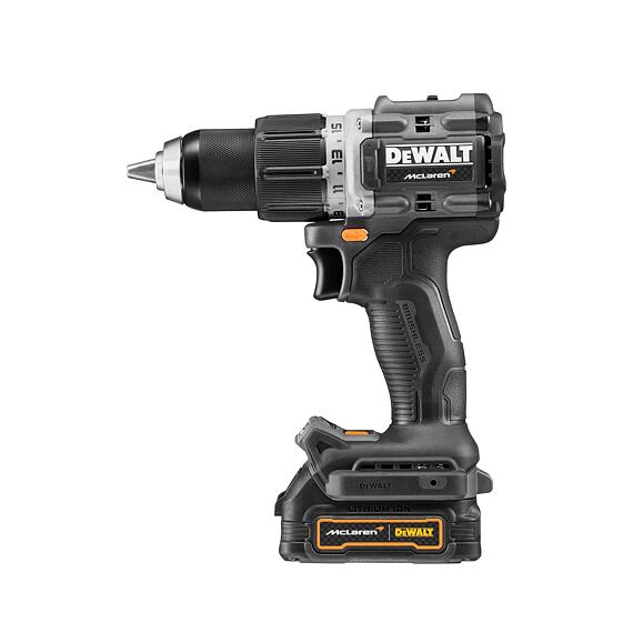 DeWalt DCK200ME2GT aku súprava DCD85MG+DCF85MG, 18V/2*1,7Ah, TSTAK, edícia McLaren