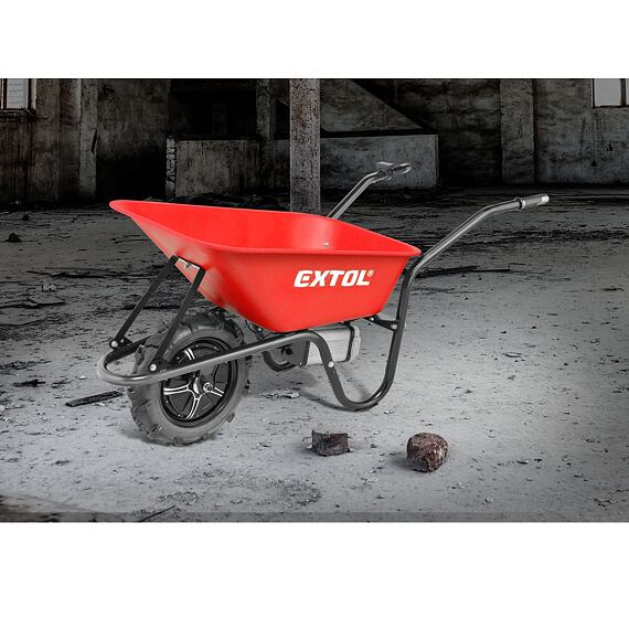 EXTOL PREMIUM aku koliesko 40V/6Ah, 500W, rýchlosť 0–6 km/h., dojazd 3-20 km, korba 80l 8891590