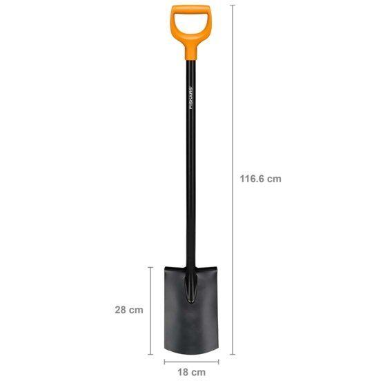 FISKARS 1066717 rýč rovný SOLID 117cm